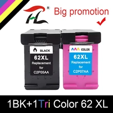 YLC чернильные картриджи 62 62xl hp Officejet 5740 de 5741 5742,5743, 5744,5540, 5544,5545, 5546,5548