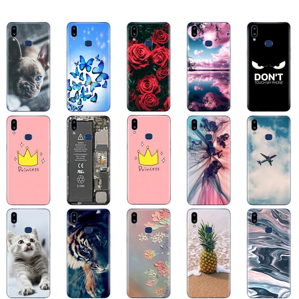 Case For Samsung A10S cover Soft Silicon coque on Galaxy GalaxyA10S A 10S A107F bumper copas cute cat dog | Мобильные телефоны и