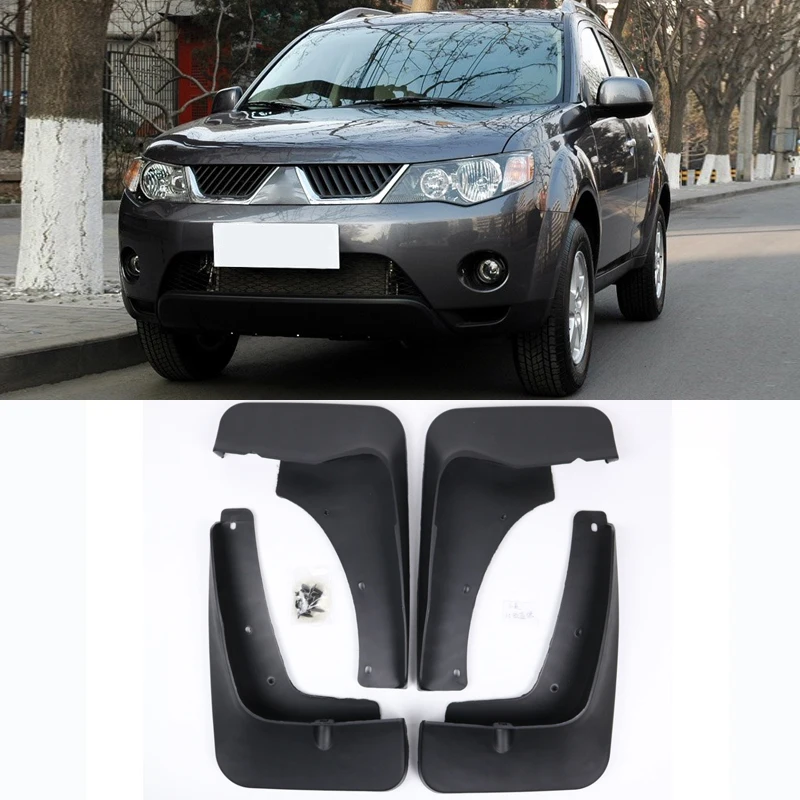 Переднее заднее крыло автомобиля брызговик s для Mitsubishi Outlander 2007 2008 2009 брызговики брызговик крыло брызговиков