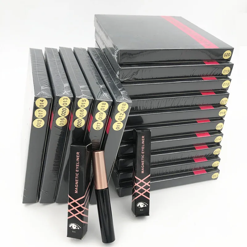 3 pairs magnetic eyelashes waterproof magnetic eyeliner tweezers false eyelashes makeup eyelash set gift fake eyelashes