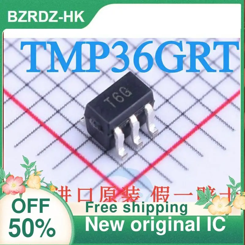 

10 шт., TMP36GRTZ TMP36GRT T6G SOT-23-5, новый оригинальный IC Датчик температуры
