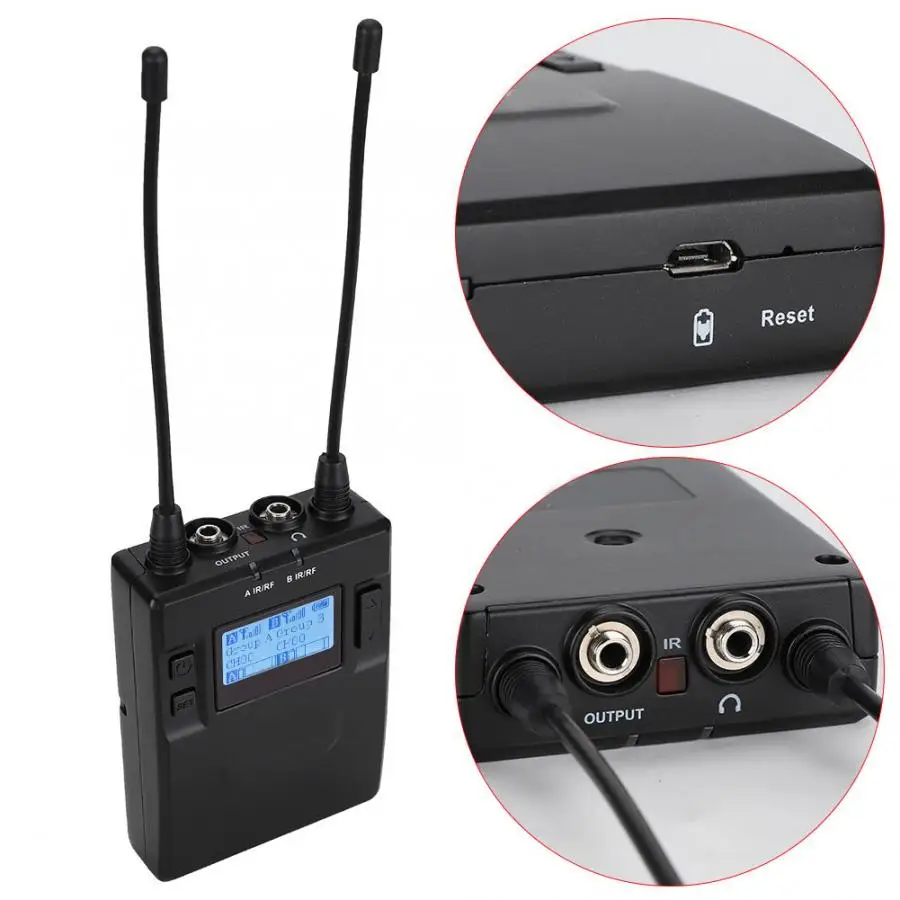 COMICA microfone CVM-WM300C UHF96 1R1T 120m беспроводной микрофон передатчики приемник комплект для DSLR Cam беспроводной микрофон