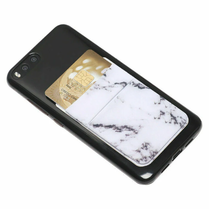 Наклейка на мобильный телефон цветной узор мраморный узор держатель карты Pockage наклейка с клеем NC99