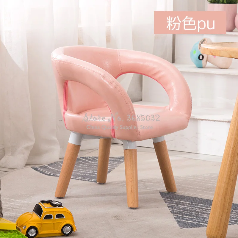 Children Table and Chair Kindergarten Wooden Stool Cartoon Sofa Lovely Baby Dining Table Stool Kids Furniture Toddler Chairs