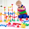 109pcs Set DIY Construction Marble Run Race Track Building Blocks Kids 3D Maze Ball Roll Toys Children Christmas Gift ► Photo 2/6