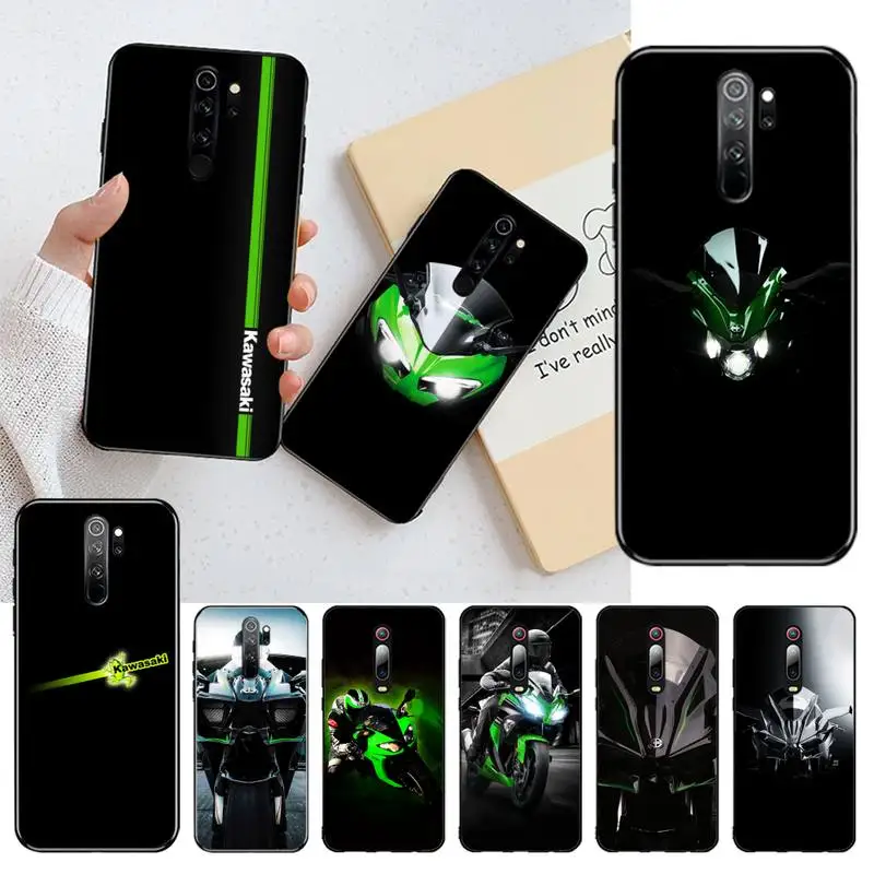 

HPCHCJHM Kawasaki Ninja Zx R Sports Motorcycle TPU Phone Case Cover for Redmi Note 8 8A 7 6 6A 5 5A 4 4X 4A Go Pro Plus Prime