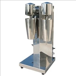 

Milkshake machine Stainless Steel Milk Shake Machine Double Head Drink mixer Make Milks Foam/Milkshake Bubble Tea Machine