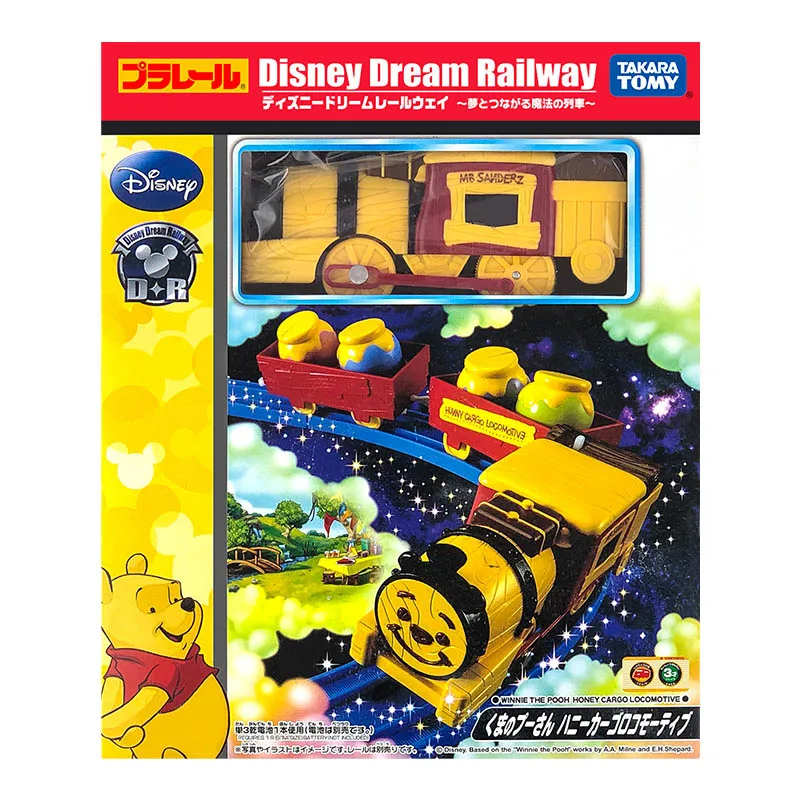 Такара Tomy disney Dream железная дорога плараил моторизованный Модель игрушки поезд арахис в поисках Мемо Микки Дональд - Цвет: Winnie