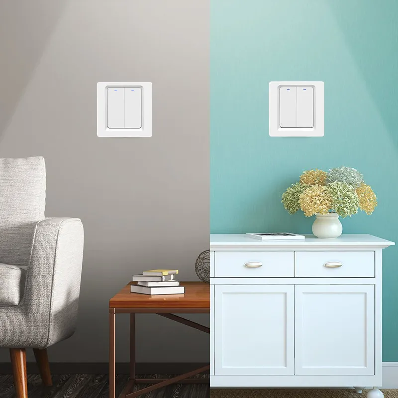 WiFi смарт светильник Настенные переключатели давления Интеллектуальный