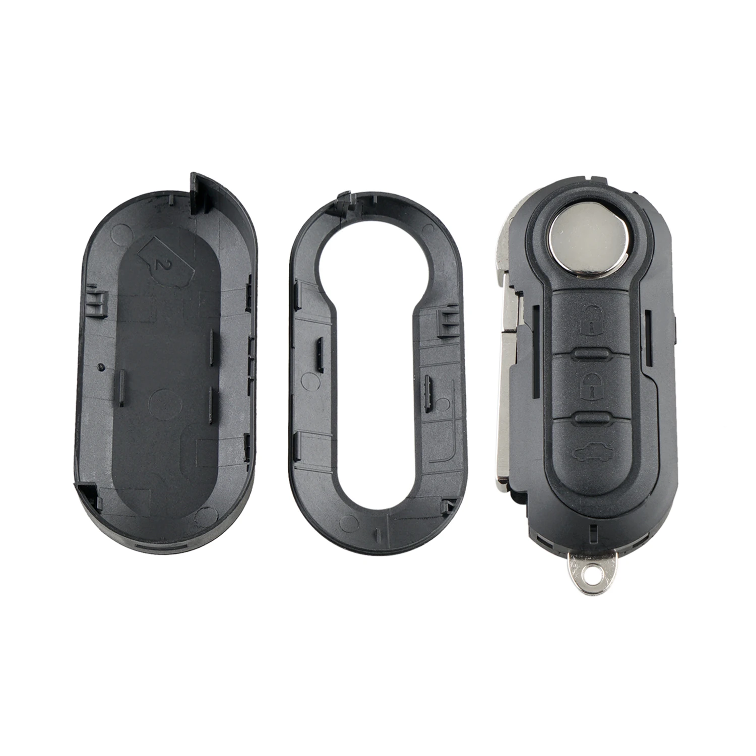 GORBIN 3 кнопки дистанционного флип-ключ для автомобиля 433 МГц для Fiat 500 Grande Punto Doblo Qubo 2006-2013 для Fiat ключа дистанционного управления