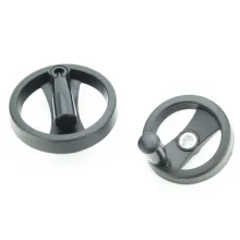 12*125 Technopolymer два спиц маховик, пластиковый маховик со складной ручкой маховик