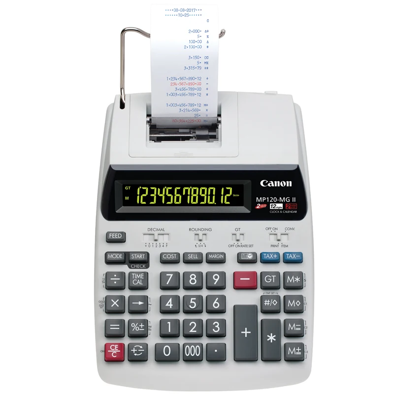 Printable Financiële En Financiële Rekenmachine Twee Kleur Printer Type 120MG|Rekenmachines| -