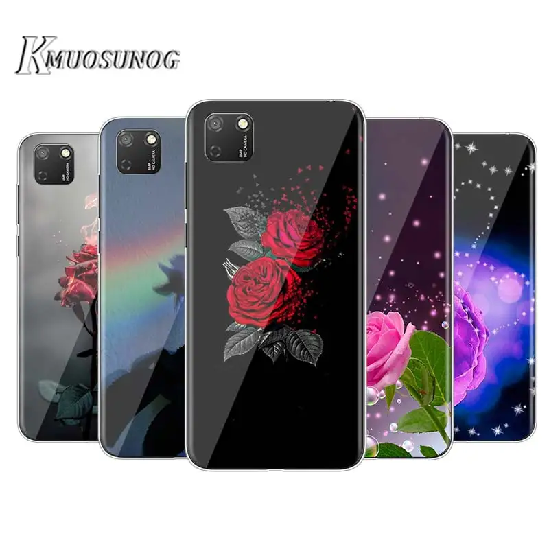 

Glowing Rose in Dark for Huawei Honor 9S 9A 9C 30 20 10i 9X Lite 8X 20 10 10i 9 Lite 8C 8A 7C 7A Pro Phone Case