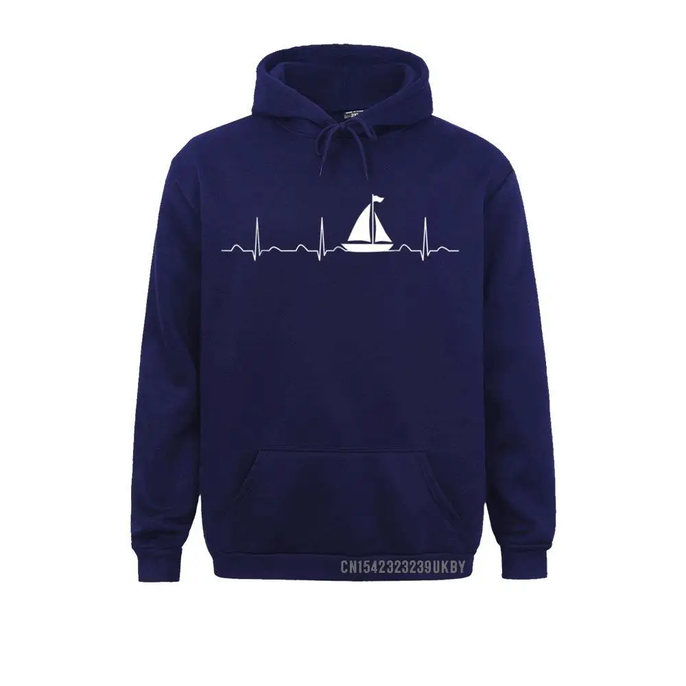 Sailing Heartbeat Boat Shirt Funny Boating Sailor Gift__A10175 Fashionable Long Sleeve Printed On Sweatshirts Mens Hoodies Hoods Summer Sailing Heartbeat Boat Shirt Funny Boating Sailor Gift__A10175navy