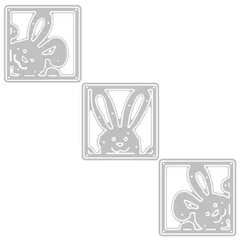 

AZSG Rabbit Cutting Dies For DIY Scrapbooking/Card Making/Album Decorative Metal Die Cutter Crafts