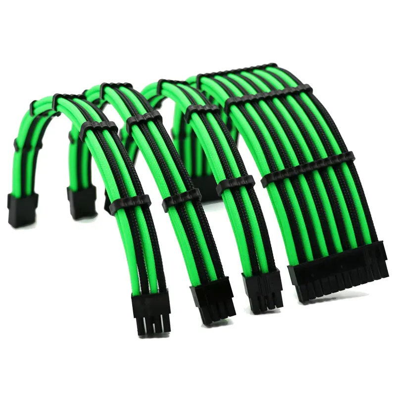 angitu graus cpu pino premium psu cabo de extensão de alimentação kit