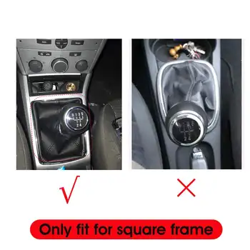 

5 Speed Gear Shift Knob Lever Shifter Gaiter Boot Cover For Opel/Astra Corsa GTC/Coupe AS A-H/C 2005-2010