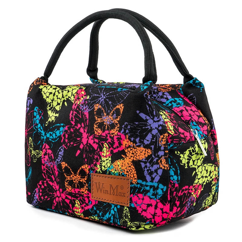 

2019 New Graffiti Print Fresh Keep Lunch Cooler Bag Thermal Insulated Waterproof Travel Picnic Lunch Bags Office Women Bento Box