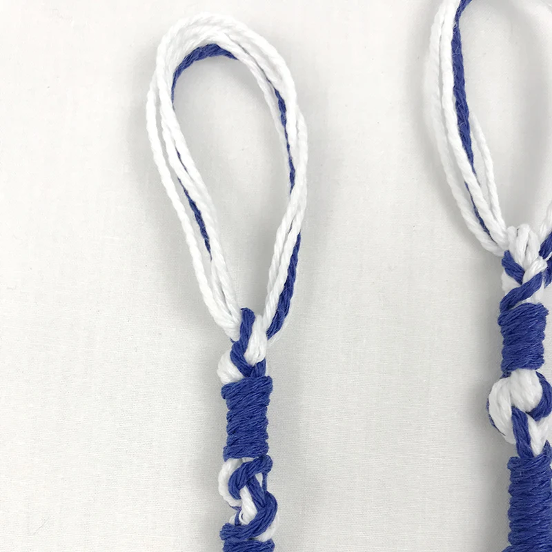 best scarves for men Judaism Tzitzits Set of Four White with Blue Thread - Tassels (with Longer Blue Messiah Thread) Royal Blue Tzitzit male scarf