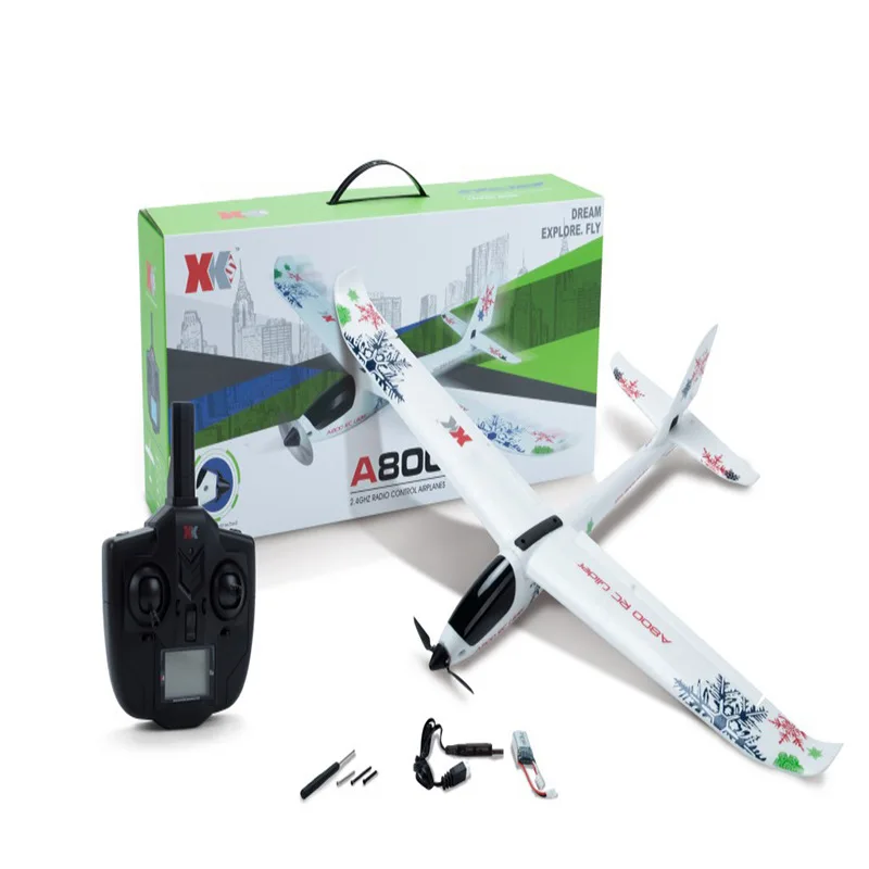 XK A800 5CH 780 мм 3D6G система RC планер самолет совместимая Futaba RTF радиоуправляемые игрушки для детей и взрослых