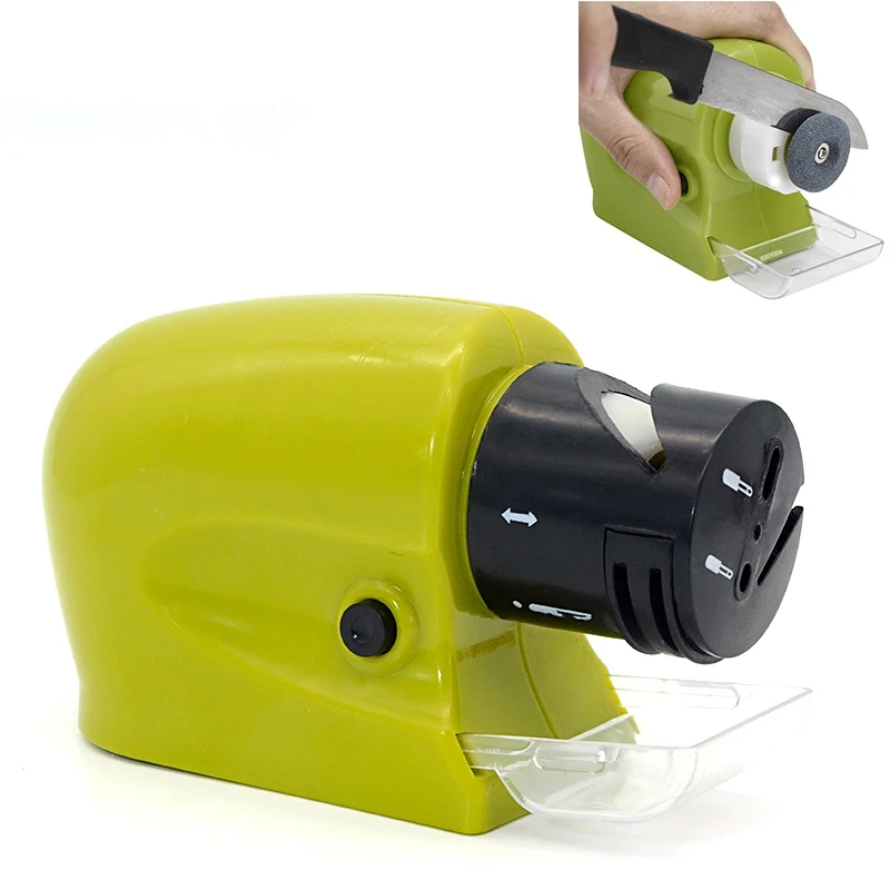 

Top Sale kitchen Multifunctional Motorized Rotary Whetstone Knife Electric Professional Stone Sharpening Tool Sharpener