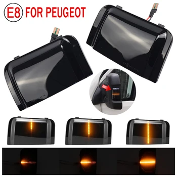 

Side Wing Rearview Mirror Dynamic Blinker Flowing Indicator LED Turn Signal Light For Peugeot Boxer Fiat Ducato Citroen Jumper