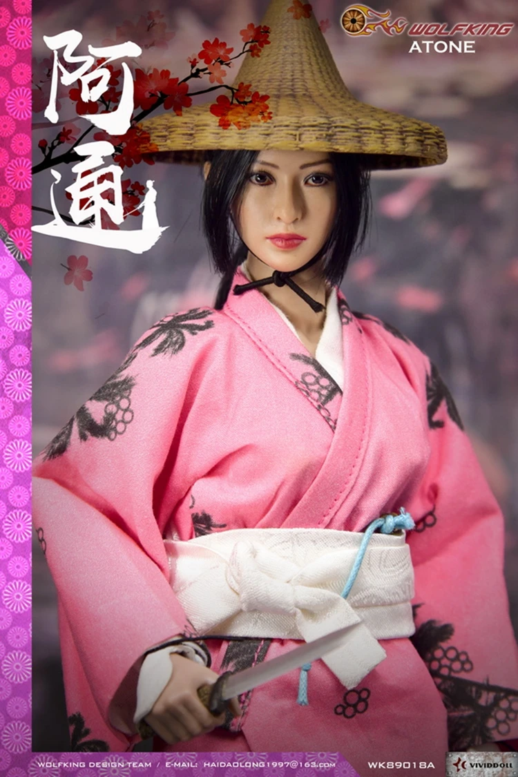 WOLFKING 1/6 WK89018A Япония Женщины Atung фигурка Модель Коллекция 12 дюймов фигурка куклы