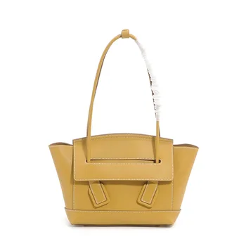 

WOMEN'S Bag Genuine Leather Catfish Bag Smiley Wing Bag New Style 2020 Large Capacity Portable Shoulder Bag Women's