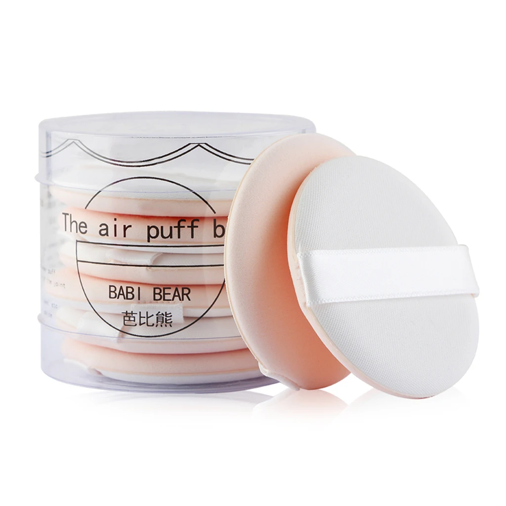 8PCS Air Cushion Puff Cream Foundation Applicator Sponge Puff Facial Powder Blender Smooth Pads for Women Ladies