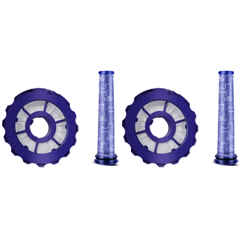 

2 Pack HEPA Post-Motor Filters & 2 Pre-Motor Filters Replacement Parts for Dyson DC40, Dyson Animal, Multi Floor