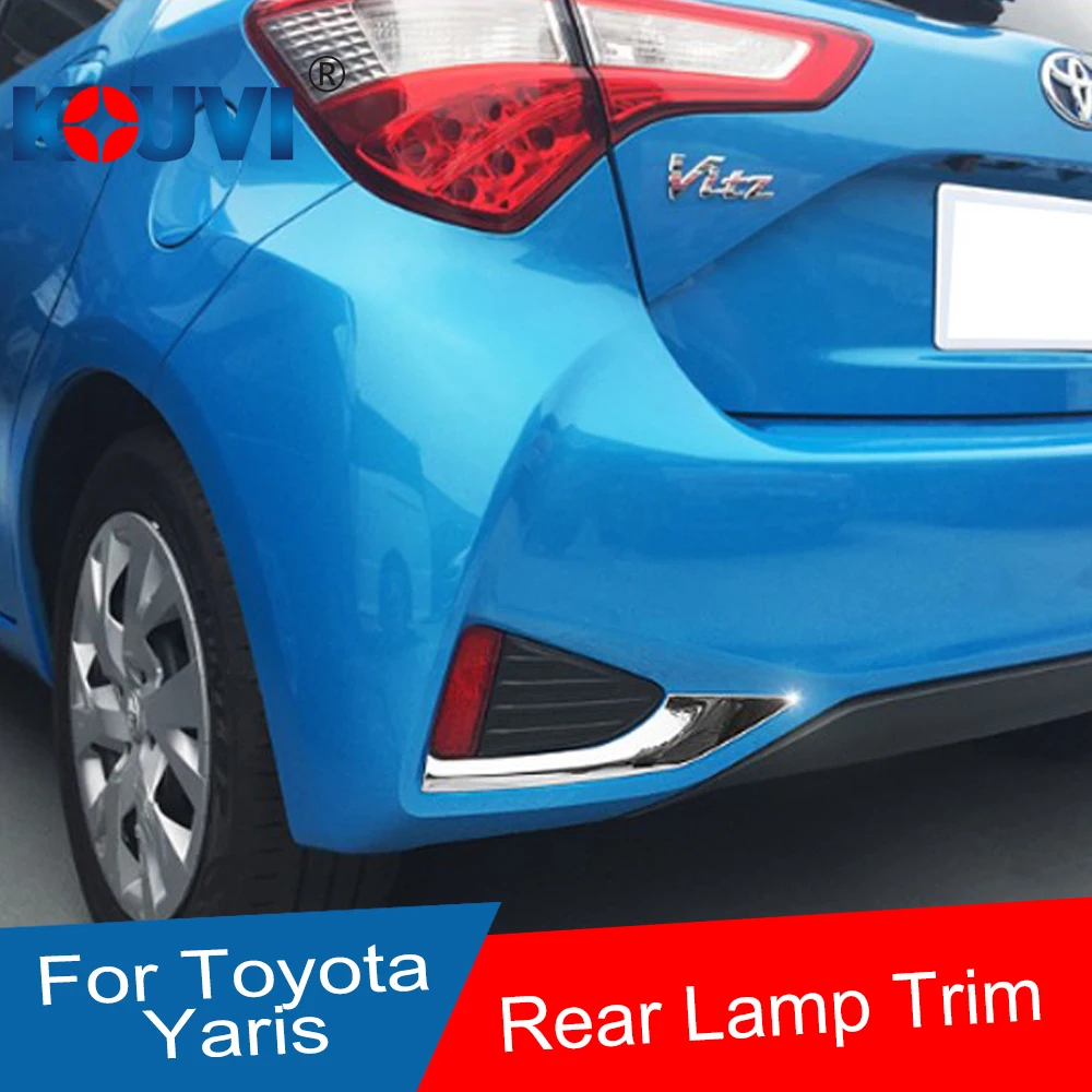 Хромированная задняя крышка из нержавеющей стали для Toyota Yaris Vitz 2017 2018 19