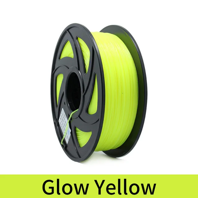 3d принтер Экструдер нити 1 кг 1,75 мм Pla нити печатные материалы - Цвет: Glow Yellow