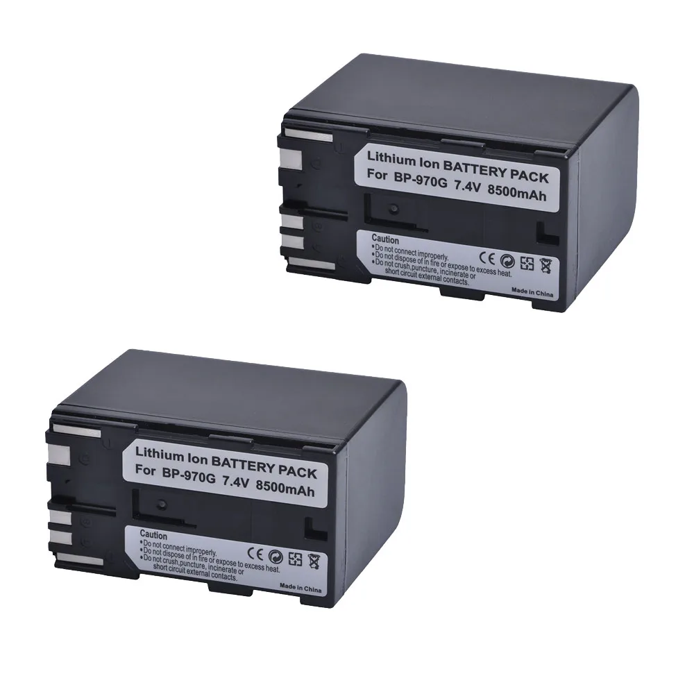 BP 970G батарея 8500mAh 7 4 V 975 945 для Canon EOS C100 Mark II C300 PL GL2 XF100 XF105.|Цифровые аккумуляторы| |