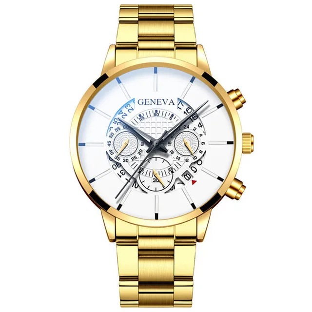 reloj hombre 2022 Men's Fashion Business Watches Men Casual Calendar Clock Male Stainless Steel Quartz Watch relogio masculino 