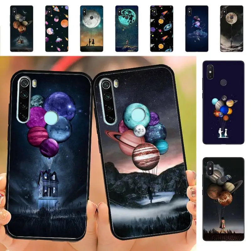 RuiCaiCa Небесный Космос планеты луна звезды фото для Redmi Note 8 7 9 4 6 pro max T X 5A 3 10 lite |