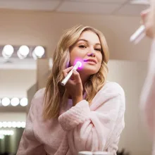 Синий светильник, лазерная ручка для лечения акне, массажер для лица, устройство для удаления морщин и шрамов