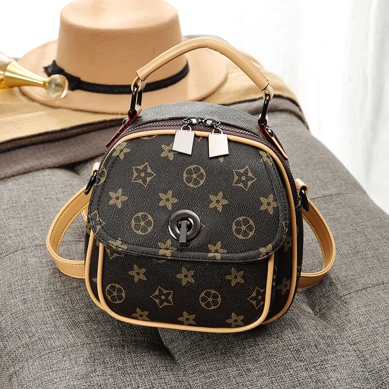 

Guangzhou WOMEN'S Bag 2020 Spring And Summer New Style Hand Bucket Bag Printed Shoulder Bag Mini Bag