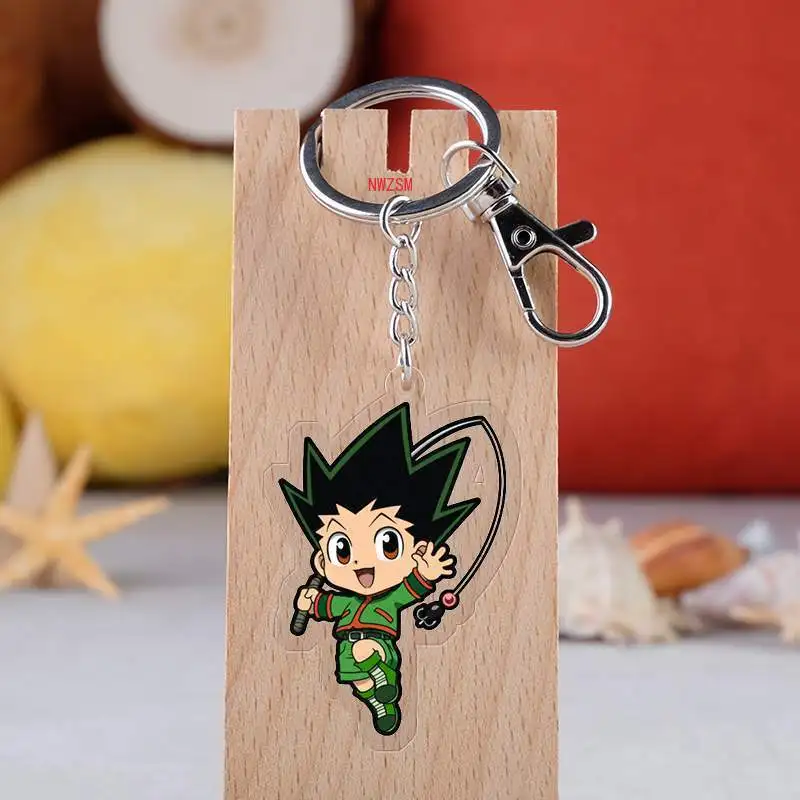 Аниме Hunter x Killua Zoldyck Gon Kurapika акриловая фигурка брелок украшение Коллекционная