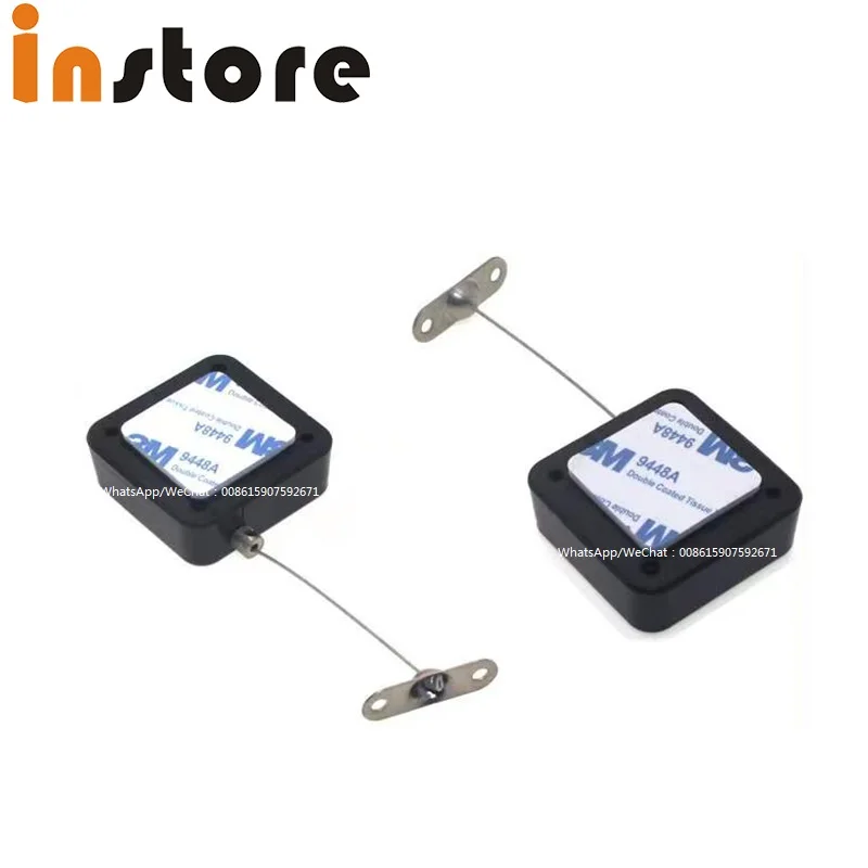 50 Telescopic Anti-Theft Cable Box Wire Rope Puller Automatic Line Box Wire Rope Puller Anti-Theft Chain Button