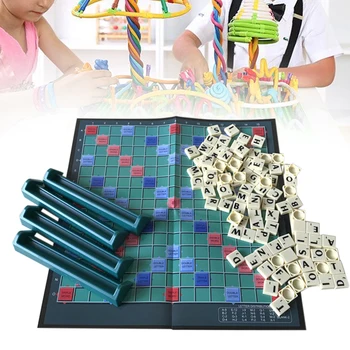 

Easy Carry Kindergarten Intelligent Develop Spatial Thinking Intimacy Promote Spelling Crossword Game Analyzing Ability Kids Toy