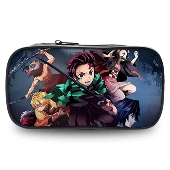 

Kimetsu no Yaiba Cute Cartoon Animals Pencil Case Students Pencil Bag School Supplies Stationery Zipper Cosmetic bag