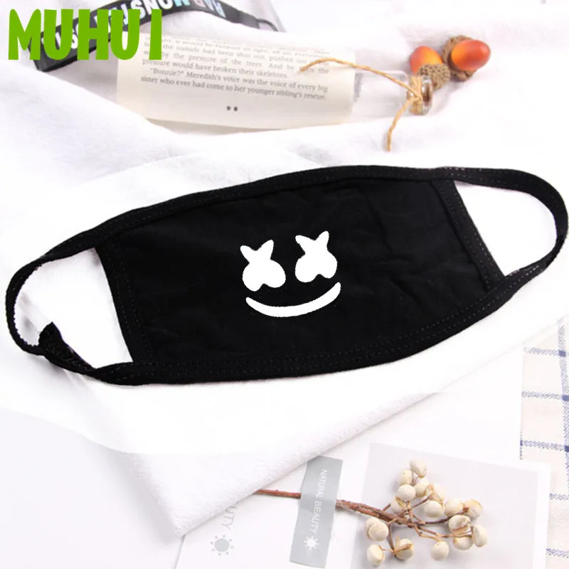 

1PC marshmello Logo Cotton Dustproof Mouth Face Mask Unisex Cycling Anti-Dust Facial Protective Cover Masks 19402