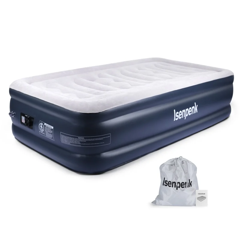 Воздушная кровать без утечек надувной матрас кровать с заряжаемый насос для кемпинга дома
