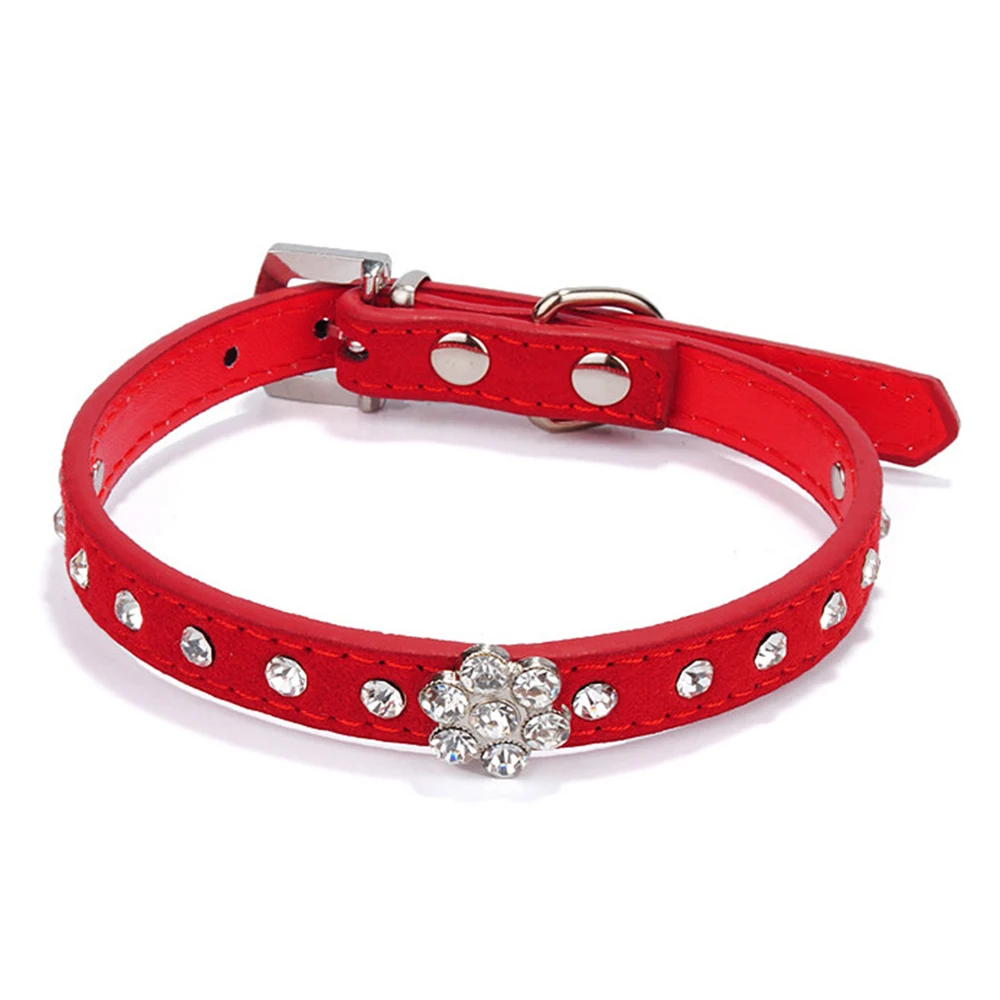 

Small Dogs Collars Puppy Shop Chihuahua Rhinestone Accessories Pet Cat Product Collar Necklace Supplies