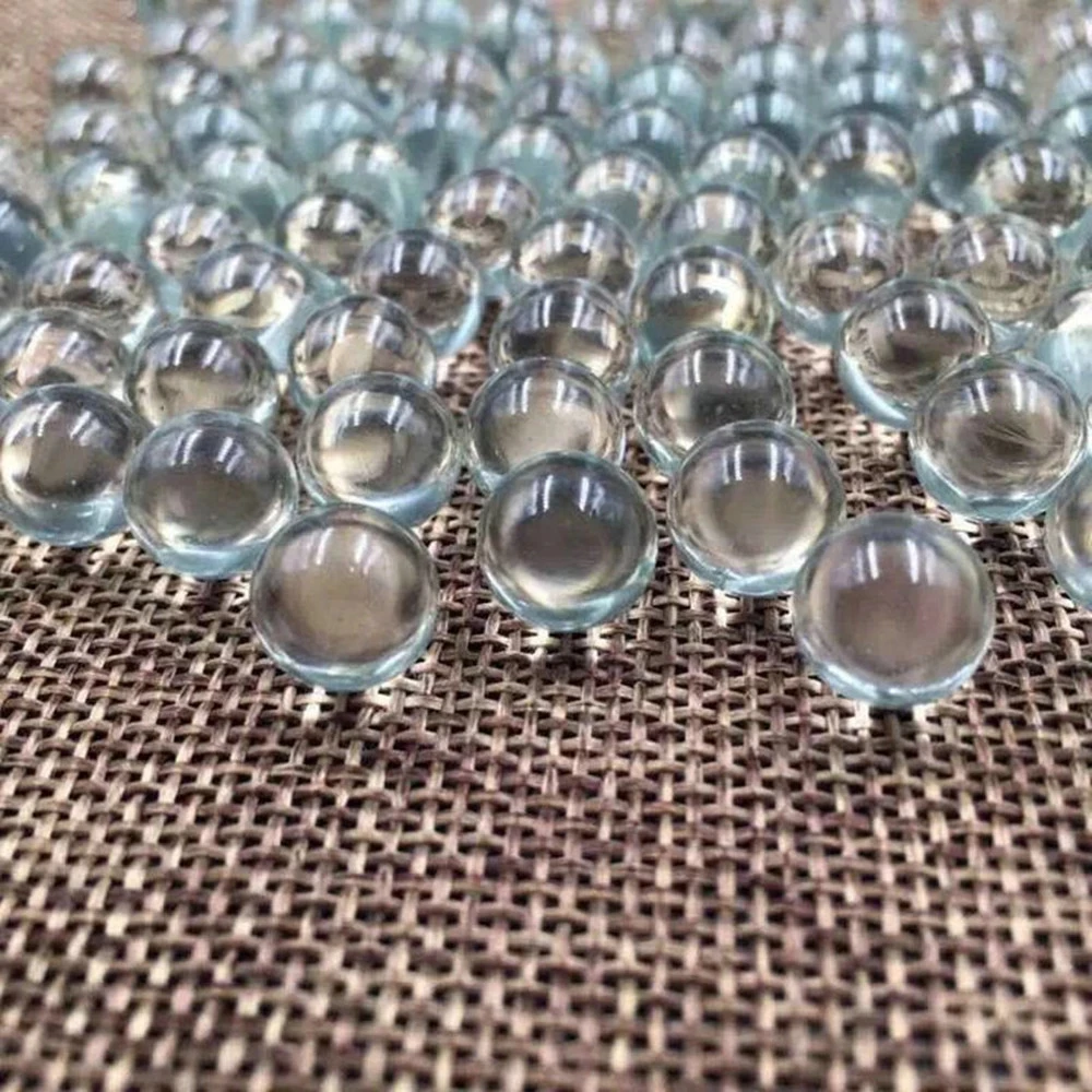 20pcs 10mm 14mm 16mm Glass Balls Transparent Solid Marble for Slingshot Shooting & Marble Track & Traditional Marbles Games 4