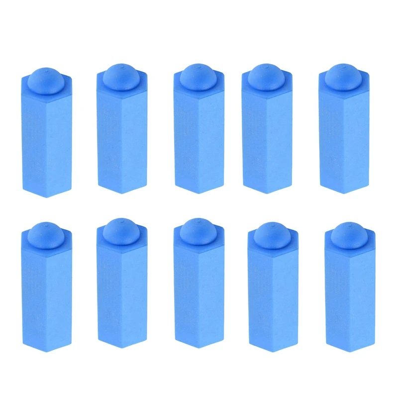 

10Pcs Billiards Pool Cue Tip Head Cover Rubber Cue Tip Protector Snooker Accessories