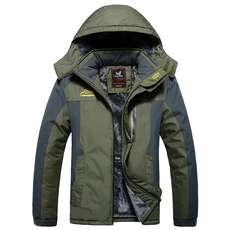Fishing Clothing Winter Autumn Winter Waterproof Warm Fishing Jackets Men Fleece Thick Outdoor