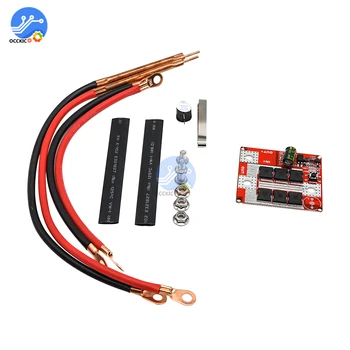 

6MOS DC 6-18V lithium battery spot welder motherboard diy kit complete set of accessories (90-200A)