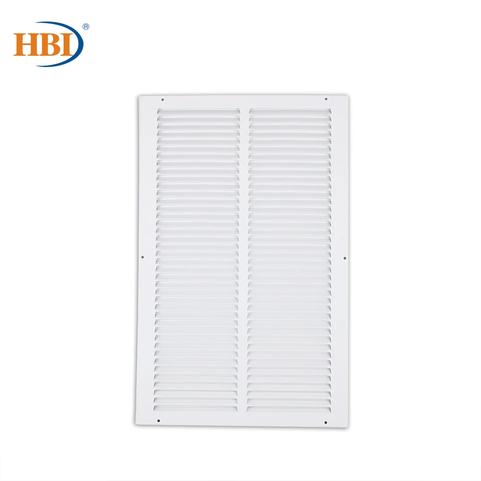 

HBI 10PCS W12"xH20" Steel White Finished Return Air Grilles Ceiling Air Vent Ceiling Duct Cover Air Register Ventilation Grilles