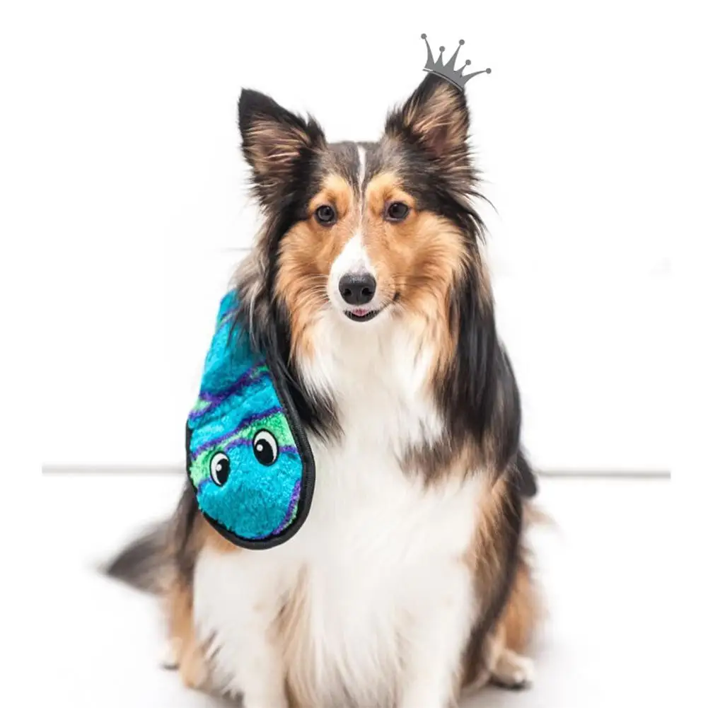 

GloryStar Bite Resistant Snake Plush Dog Toy with Multiple Sounder